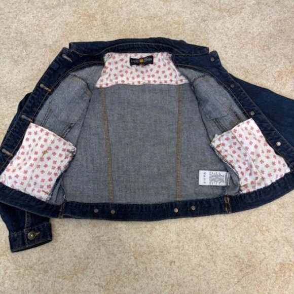 Jean Jacket Girls Large Lucky Brand - Picture 3 of 8